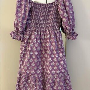 Victoria Dunn purple midi